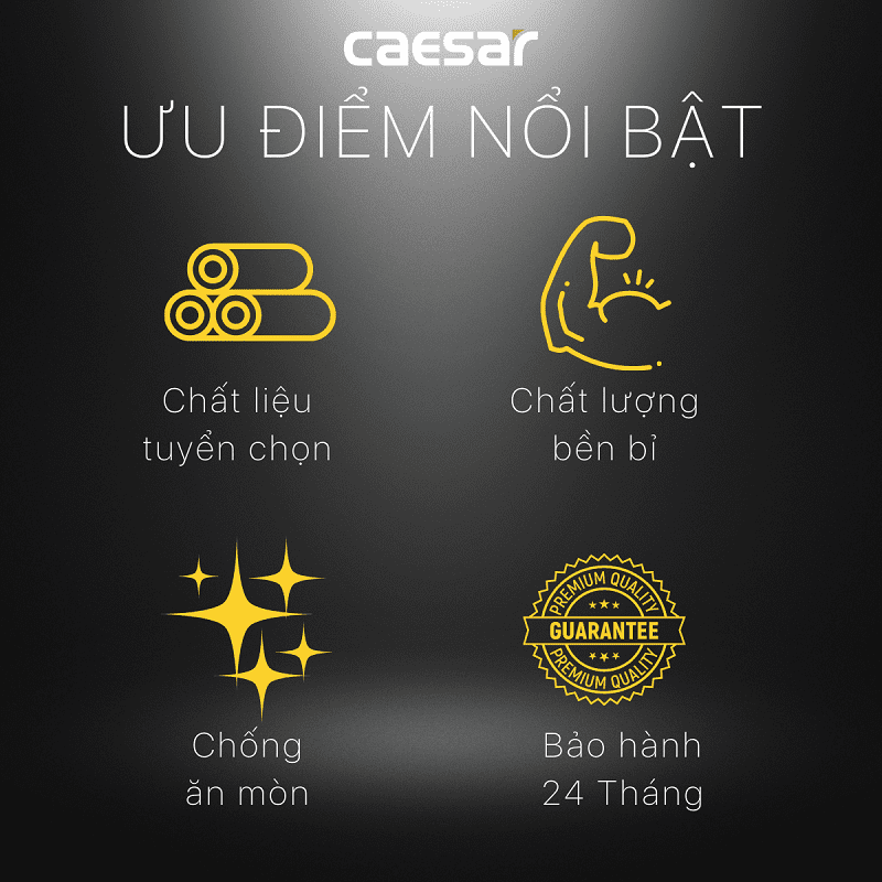 Trụ xả - Nút Sứ Chắn Rác Caesar BF404H